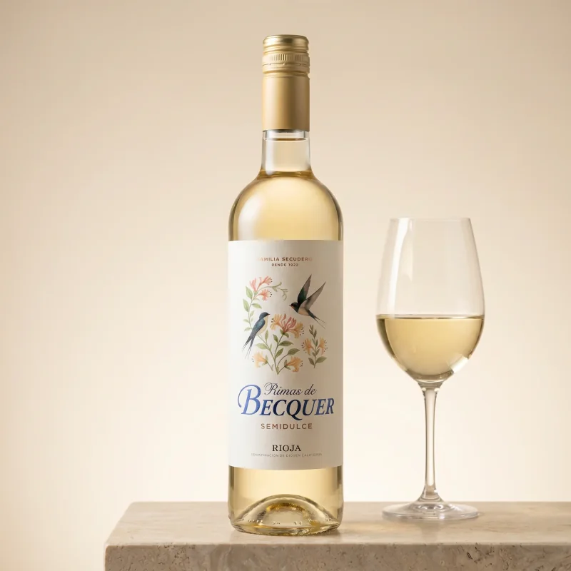 Bodegas Escudero Rimas de Becquer Semi Dulce Rioja 