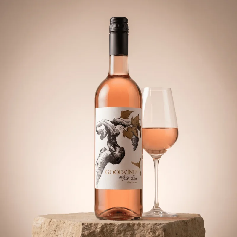 GOODVINE'S Merlot Rosé alkoholfrei 0.75 L.
