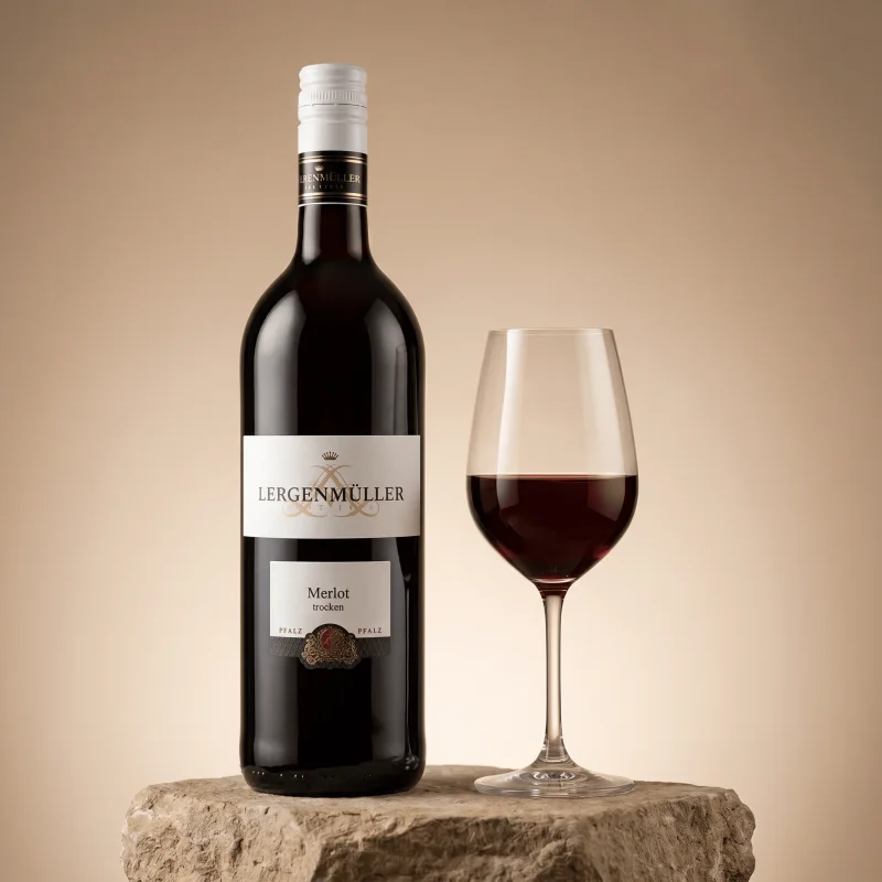 Lergenmüller Merlot trocken 1 Liter