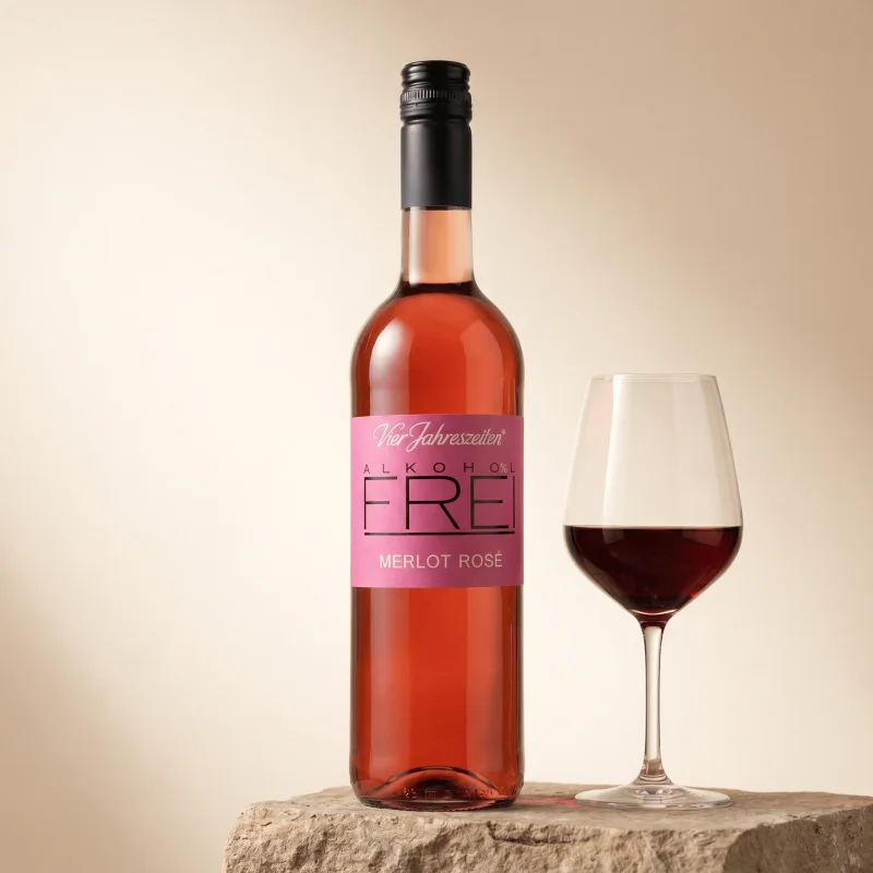 Vier Jahreszeiten FREI Merlot Rosé alkoholfrei 